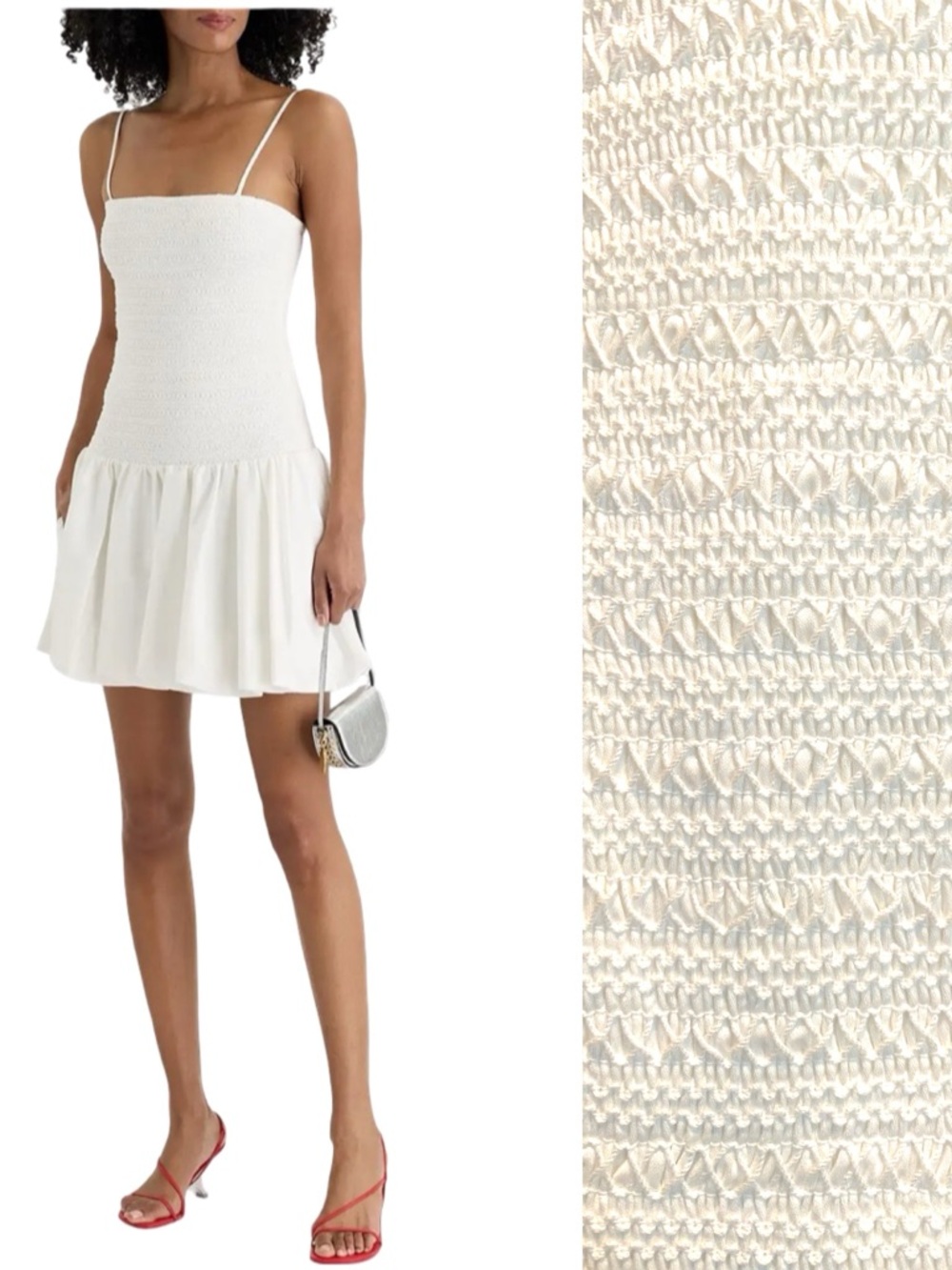 alice and olivia bubble hem mini. NWT